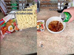 Bikin Indomie Goreng Pakai Minuman Soda, Bule Ini Dinyinyirin Netizen Indonesia