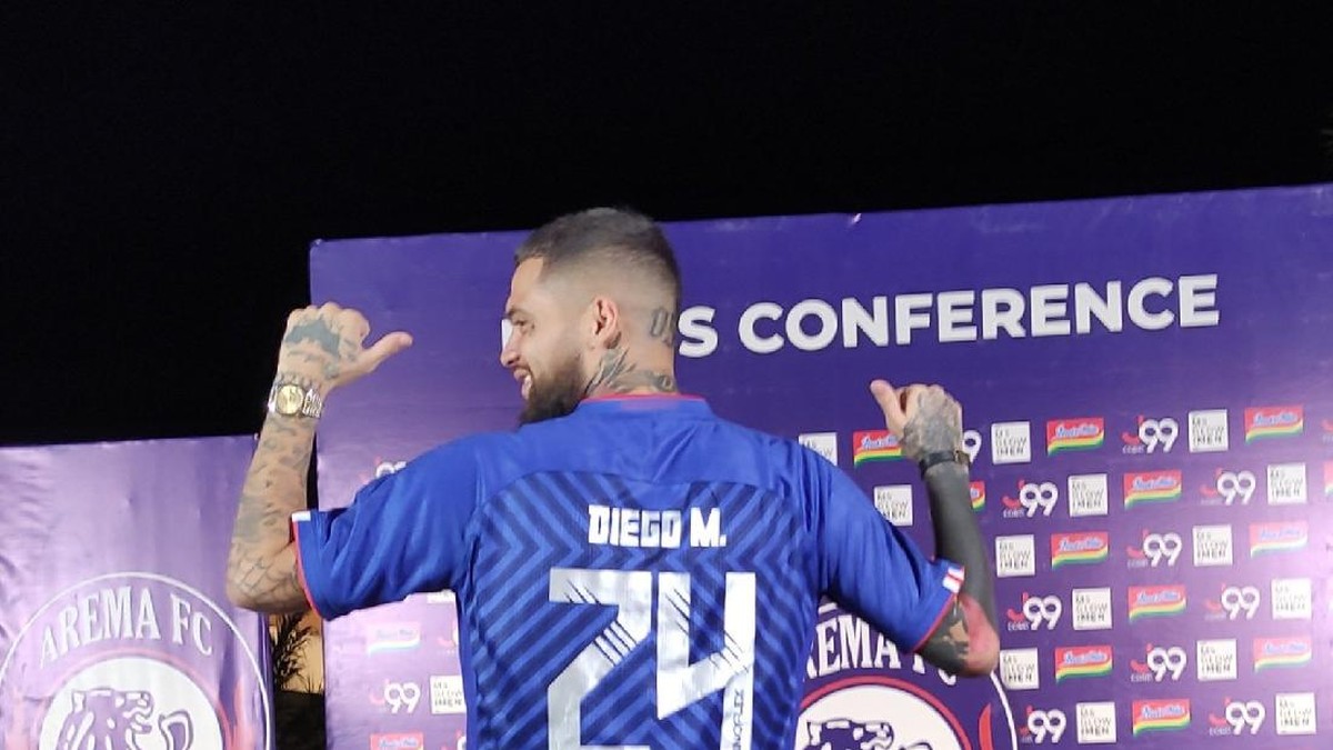 Diego Michiels resmi gabung Arema FC (detikSport/Muhammad Aminudin)