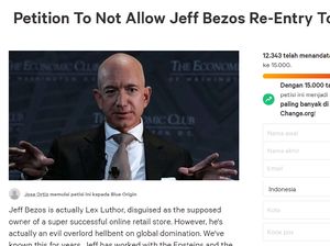Pergi ke Luar Angkasa, Jeff Bezos Dilarang Balik ke Bumi