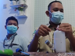 Top! Karyawan RS Bikin Alat Cuci Tangan Tanpa Sentuh dari Barang Bekas