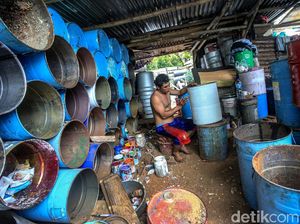 Lukis Tong Bekas Jadi Dapat Cuan Gede