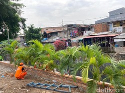 Taman Samping Jembatan Kota Paris Ditargetkan Selesai Akhir Juni