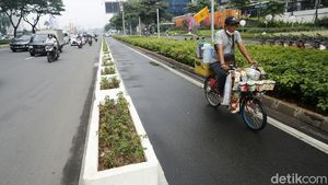 Begini Jalur Sepeda Sudirman yang Akan Dibongkar Kapolri
