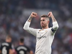 Sergio Ramos habis kontraknya di Real Madrid pada akhir Juni 2021 ini. Kedua belah pihak sepakat untuk berpisah (Getty Images/Denis Doyle)
