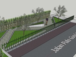 Ini Desain Taman Sisi Jembatan Kota Paris yang Diharapkan Cegah Tawuran