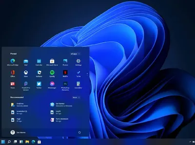 Tampilan Wallpaper Windows 11 yang Elegan