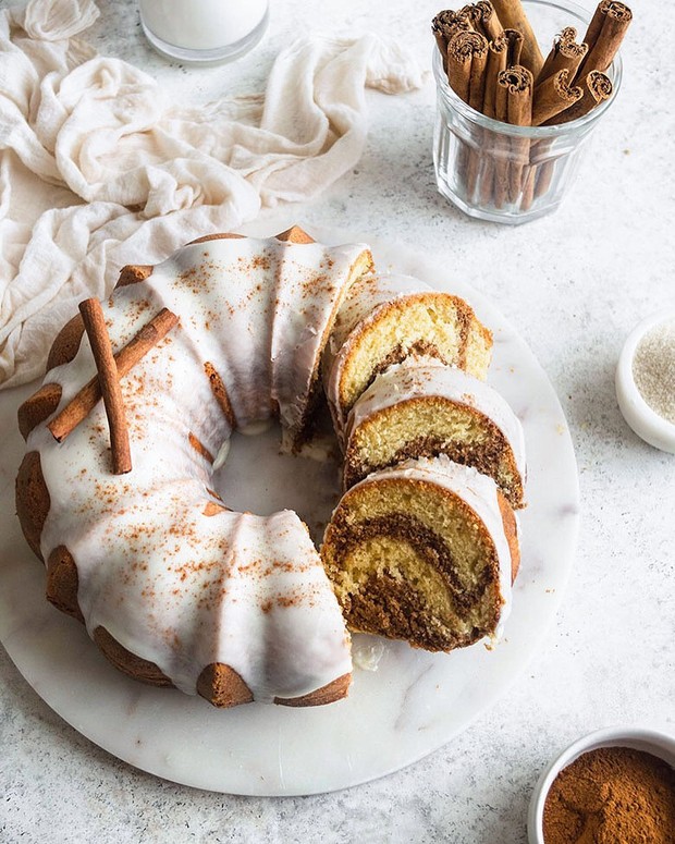 cinnamon cake yang lembut