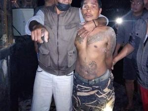 Pencuri Pelat Perbatasan Samarinda-Kukar Ditangkap, Motornya Dibakar Massa