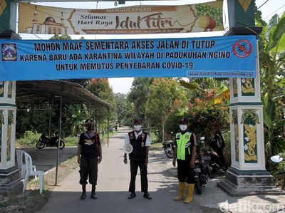 Satu Padukuhan di Sleman Lockdown Gegara Klaster Ziarah