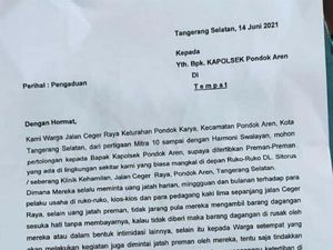Warga Pondok Aren Resah Dimintai Japrem, Surati Kapolsek Minta Bertindak Warga Pondok Aren Resah Dimintai Japrem, Surati Kapolsek Minta Bertindak