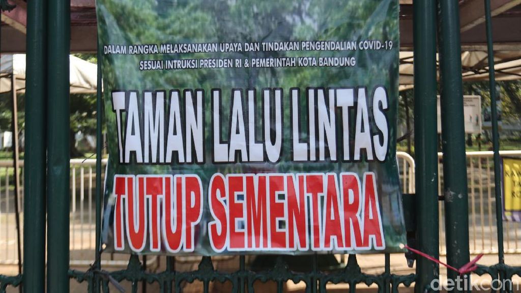 Foto: Corona Melonjak, Taman Lalu Lintas Bandung Tutup Sementara Foto: Corona Melonjak, Taman Lalu Lintas Bandung Tutup Sementara