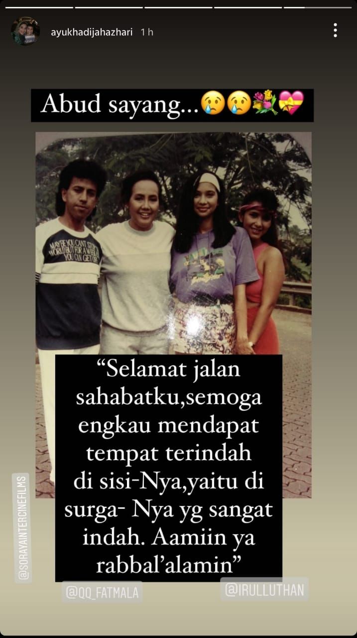 Momen kebersamaan Ayu Azhari dengan Wan Abud