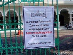 Hari Ini (Masih) Belum Ada Salat Jumat di Masjid Agung Kudus