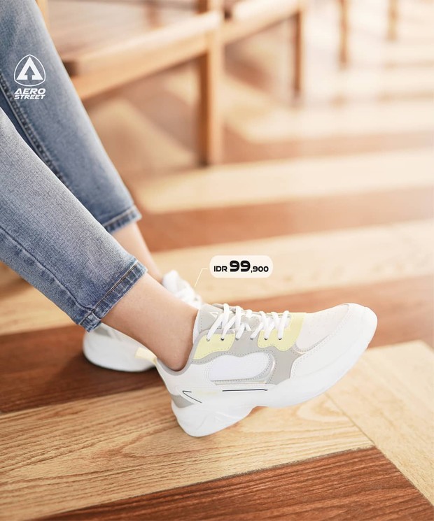 Aerostreet Ivy/instagram.com/aerostreet Sepatu Putih Wanita dari Brand Lokal