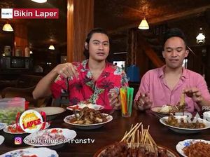 Bikin Laper! Mike Ethan Makan Tengkleng Kambing yang Dimasak Pakai Arang