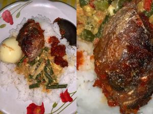 Jijik! Netizen Temukan Belatung di Kepala Ikan yang Lagi Dimakan