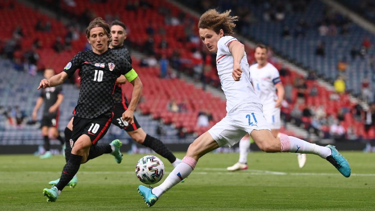 Kroasia vs Republik Ceko tuntas 1-1. (Foto: Getty Images/Stu Forster)