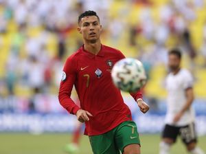 Portugal Vs Jerman: Saat Cristiano Ronaldo Gaspol 32 Km per Jam
