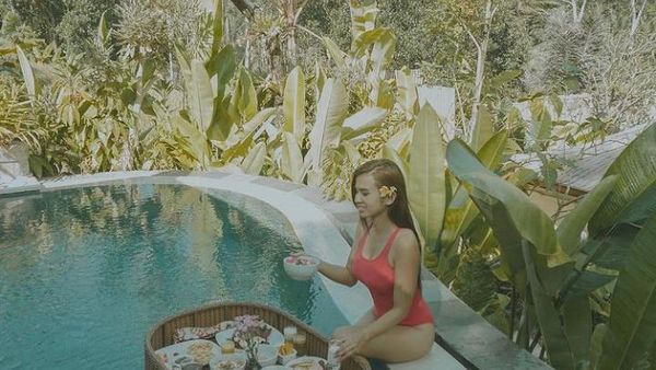 Maria Vania Doyan Ngegym, Intip Gaya Makan Sehatnya