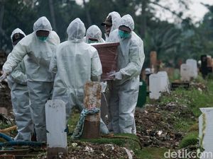 462 Jenazah Dimakamkan dengan Protap Corona Selama 3 Hari di DKI 462 Jenazah Dimakamkan dengan Protap Corona Selama 3 Hari di DKI