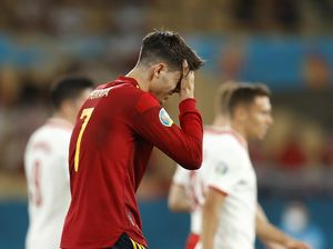 Ini Dalih Morata Usai Gagal Sambar Bola Rebound di Depan Gawang Ini Dalih Morata Usai Gagal Sambar Bola Rebound di Depan Gawang