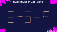 Otak Kamu Encer? Puzzle Batang Korek Api Ini Menguji Kreativitas