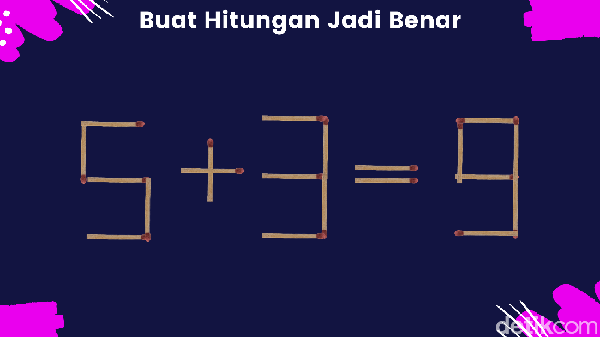 Otak Kamu Encer? Puzzle Batang Korek Api Ini Menguji Kreativitas