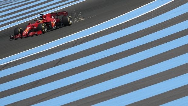 Formula One F1 - French Grand Prix - Circuit Paul Ricard, Le Castellet, France - June 18, 2021 Ferrari's Charles Leclerc during practice REUTERS/Yves Herman     TPX IMAGES OF THE DAY