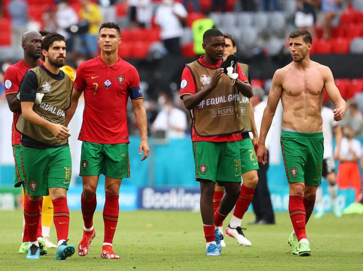 Timnas Portugal dinilai sudah bermasalah sejak awal saat melawan Jerman di Euro 2020. (Foto: Getty Images/Kai Pfaffenbach - Pool)