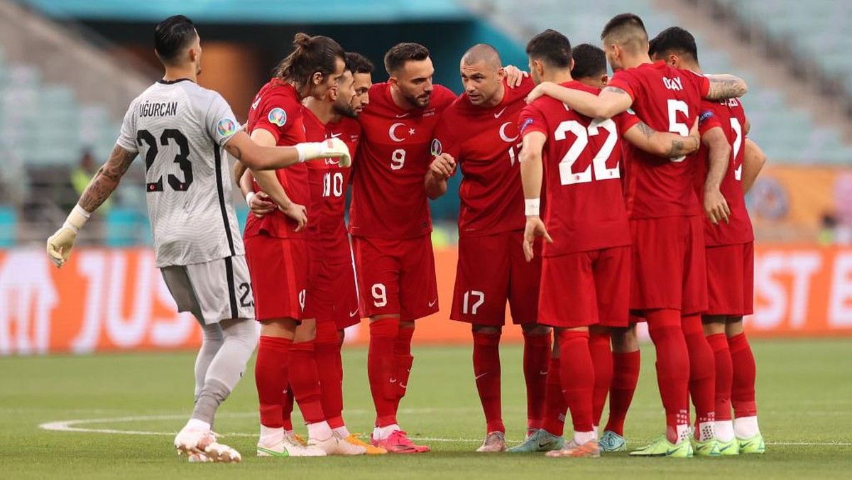 Link live streaming Swiss vs Turki di Euro 2020 saksikan di Mola melalui detikcom. (Foto: Getty Images/Naomi Baker)