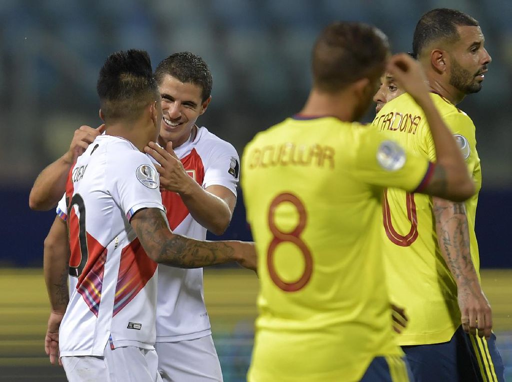 Copa America: Kalah dari Peru, Kolombia Gagal Salip Brasil Copa America: Kalah dari Peru, Kolombia Gagal Salip Brasil