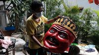 Geliat Perajin Ondel-ondel Jelang HUT Jakarta