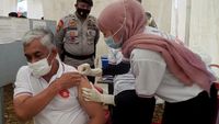 Giliran Pekerja Tambang dan Warga Sekitar Divaksinasi