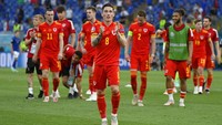Tidak ada gol tambahan tercipta hingga pertandingan berakhir. Italia vs Wales tuntas dengan skor 1-0 untuk Gli Azzurri. Riccardo Antimiani, Pool via AP.