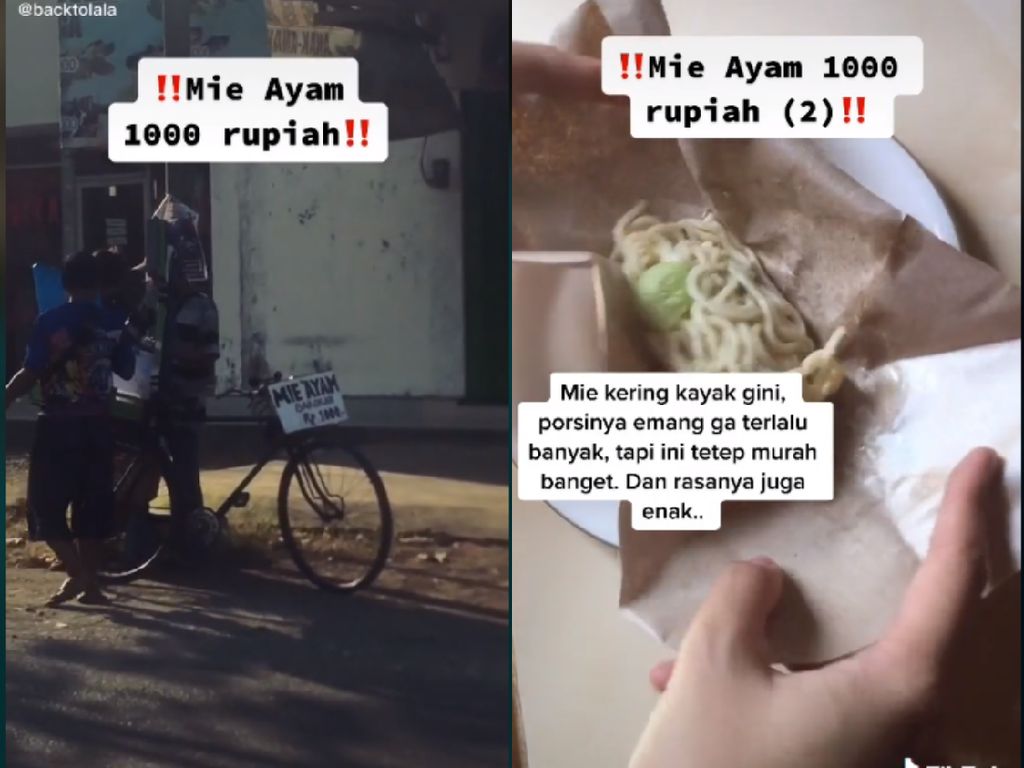 Viral Mie Ayam Harga 1.000 Rupiah Seporsi di Jember Viral Mie Ayam Harga 1.000 Rupiah Seporsi di Jember