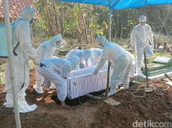 Tokoh Seknas Jokowi Juli Eko Nugroho Dimakamkan Secara Prokes COVID