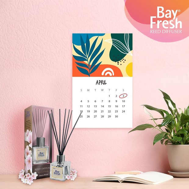 Reed diffuser Bay Fresh varian Sakura Bloom. (Instagram.com/bayfreshindonesia) Reed diffuser Bay Fresh varian Sakura Bloom.