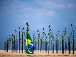 Brasil Catat Rekor 115.000 Kasus Corona Sehari, Eks Presiden Filipina Wafat