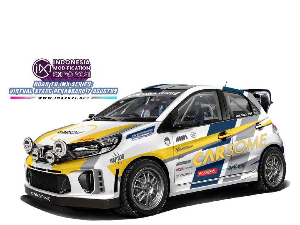 Hadiah IMX 2021 Virtual Stage Pekanbaru: Honda Brio 2015 Turbo Bergaya Reli Hadiah IMX 2021 Virtual Stage Pekanbaru: Honda Brio 2015 Turbo Bergaya Reli