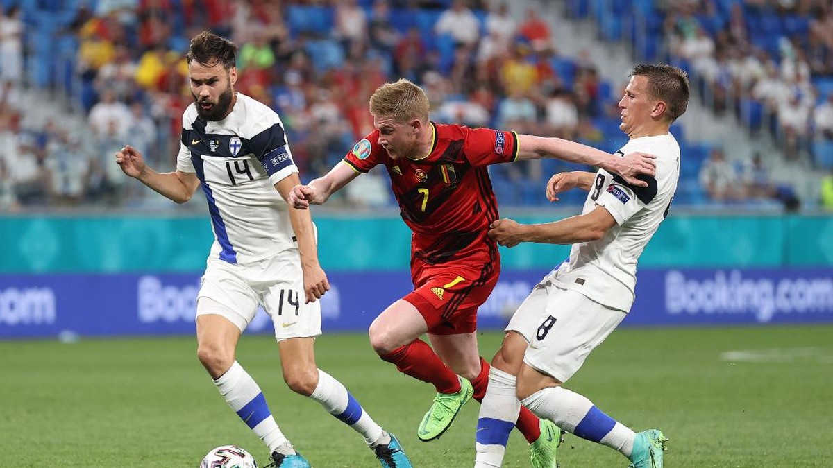 Belgia tertahan oleh Finlandia di babak I. (Foto: Getty Images/Lars Baron)