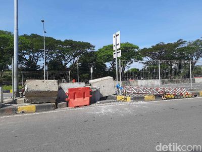 Kondisi Terkini Pos Penyekatan Suramadu Usai Dilempar Petasan