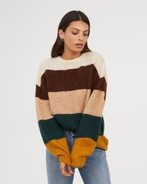 Outfit Bergaris Besar dan Horizontal/pinterest.com/Mercari Outfit Bergaris Besar dan Horizontal