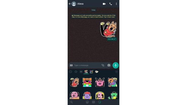 Screenshot of the tutorial on how to make WhatsApp stickers move