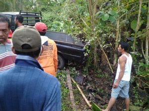 Kasihan, Sopir di Blitar Ini Tewas Terundur Pikap yang Tak Kuat Nanjak