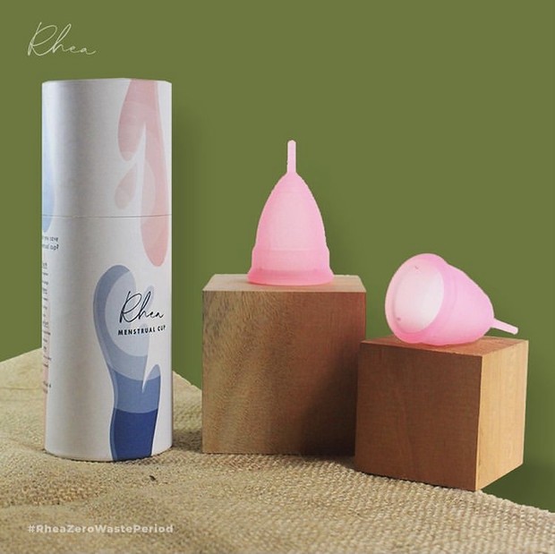 Rhea menstrual cup.