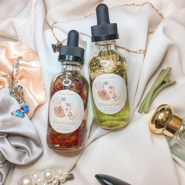 Hair Oil by Gloovytale Penggunaan serum sebagai cara mengatasi rambut rusak dan cara melembutkan rambut