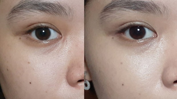 Hasil Penggunaan 1 Lapis | Pict : beautynesia.id/ranimutiaraa