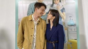 10 Potret Kemesraan Hyeri dan Jang Ki Yong di Balik Layar, Bikin Baper