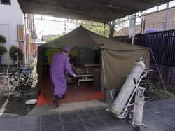 BUMN Ini Berikan Tenda buat Perawatan Pasien Ke RS Rujukan COVID-19