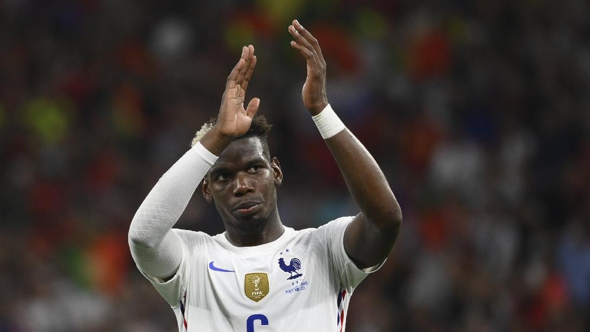 Paul Pogba cedera lutut dan jadi korban pemerasan. (Foto: AP/Franck Fife)